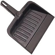 rubbermaid heavy-duty charcoal dust pan for commercial use logo