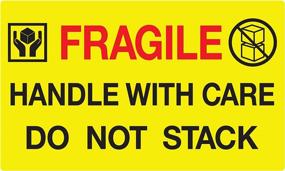 img 3 attached to Fluorescent Yellow Fragile Handle Pallet