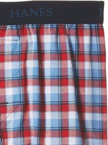 img 1 attached to 🩲 Hanes Big Boys' Ultimate Comfortsoft Plaid Boxers (3 Pack): The Perfect Blend of Style and Comfort