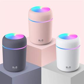 img 1 attached to Makolan Humidifier Portable Colorful Ultrasonic