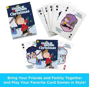 img 3 attached to Playing Card Peanuts Charlie Christmas