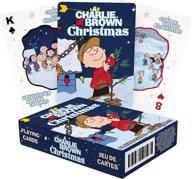 playing card peanuts charlie christmas logo