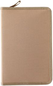 img 3 attached to Gullor Fashion Foldable Canvas Pencil Case in Khaki with 36 Compartments