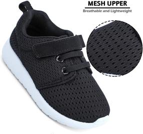 img 2 attached to 👟 Hiitave Toddler Athletic Boys' Running Sneakers: Premium Quality Shoes and Sneakers