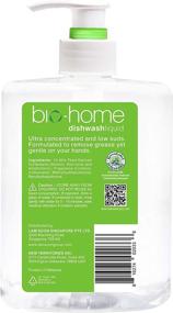 img 2 attached to bio-home Dishwash Liquid - Biodegradable Eco-Friendly Concentrated Lemongrass and Green Tea Formula - 100% Plant Based Active - 17 Ounce