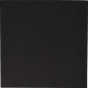 img 1 attached to 📦 Bazzill Chipboard Sheets 8"X8"-Black 15 Sheets per Pack - Durable & Versatile Craft Material