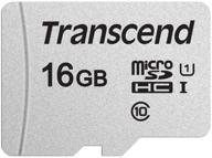 transcend 16gb uhs-i u1 microsd memory card with adapter (ts16gusd300s-ae) logo