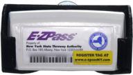 🚘 удобный держатель для безконтактных дорожных пропусков i-pass и ez pass 3 точки крепления - получите свой дизайн от free thought designs (1 упаковка)! логотип