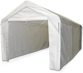 img 3 attached to 🏕️ Caravan Canopy Side Wall Kit for Domain Carport, White - Top and Frame Not Included