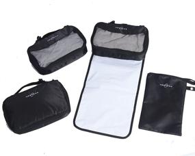 img 1 attached to 🖤 Black Obersee 4-Piece Diaper Bag Conversion Kit