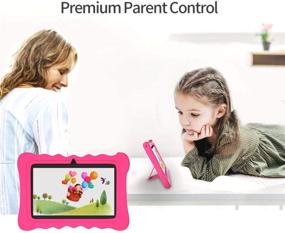 img 2 attached to 📱 Lectrus 7 inch Android 9.0 Pie GMS Certified Tablet: 2GB+16GB Storage, Full HD Display, Dual Camera, Pink Kid-Proof Case – Perfect for Youngsters!