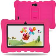 📱 lectrus 7 inch android 9.0 pie gms certified tablet: 2gb+16gb storage, full hd display, dual camera, pink kid-proof case – perfect for youngsters! logo