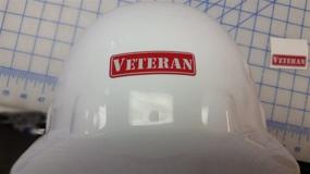 img 2 attached to 🔆 Enhance Safety with Veteran Reflective Lunch Helmet Stickers