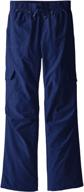 👖 kidtopia solid play pant for big boys logo