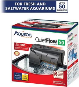 img 2 attached to 🐠 Aqueon QuietFlow LED PRO Aquarium Power Filters: Efficient Filtration for Any Aquarium Size from 50-250GPH