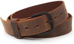 img 3 attached to Bootlegger Leather Belt Black Buckle Men's Accessories