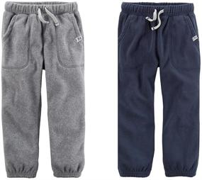 img 1 attached to 👖 Boys' Clothing: Carters Active Fleece Pants for Boys