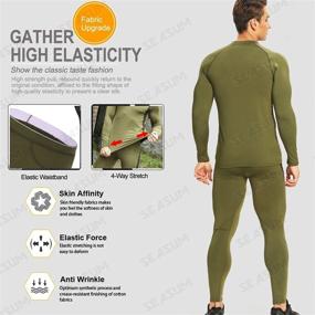 img 2 attached to Thermal Underwear Johns Bottom Fleece Sports & Fitness for Australian Rules Football