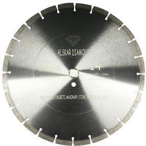 img 4 attached to 💎 ALSKAR DIAMOND USA ADLSS 14-inch Dry/Wet Cutting General Purpose Segmented High-Speed Diamond Saw Blades for Concrete, Stone, Brick, and Masonry (14-inch)