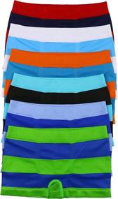 img 1 attached to 🩲 Striped Seamless Boxer Briefs for Boys' Clothing: Top Choice in Underwear