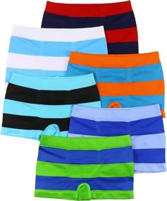 img 4 attached to 🩲 Striped Seamless Boxer Briefs for Boys' Clothing: Top Choice in Underwear