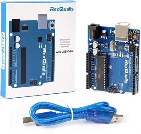 img 4 attached to 🔌 Плата REXQualis: Arduino UNO R3 ATmega328P ATMEGA16U2 с USB-кабелем - Идеальна для проектов в Arduino IDE