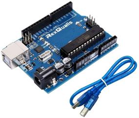 img 3 attached to 🔌 Плата REXQualis: Arduino UNO R3 ATmega328P ATMEGA16U2 с USB-кабелем - Идеальна для проектов в Arduino IDE