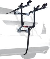 🚲 easy-to-use allen sports deluxe 2-bike trunk mount rack | model 102db, black/silver | compact size: 23 x 15 x 4 inches logo