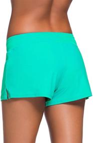 img 2 attached to Womens Sports Shorts Swimsuit X Large