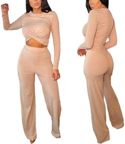 img 3 attached to Womens Piece Sleeve Pants Jumpsuits