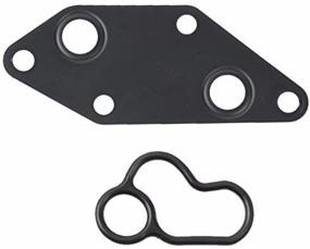 img 3 attached to 🔧 Compatible Engine Oil Cooler Gasket Set for 2007-2013 Altima Sentra Rogue with 2.5L 4 Cylinder Engine - Metal Gasket + Oring Seal