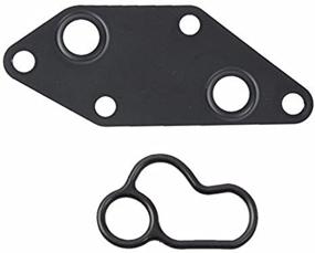 img 2 attached to 🔧 Compatible Engine Oil Cooler Gasket Set for 2007-2013 Altima Sentra Rogue with 2.5L 4 Cylinder Engine - Metal Gasket + Oring Seal