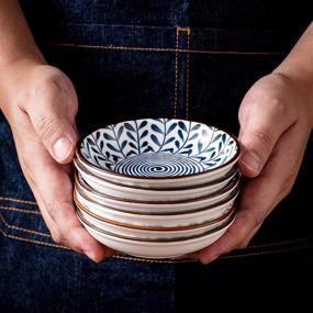 img 3 attached to 🍽️ Exquisite Japanese Ceramic Dipping Dishes for Your Kitchen Delights