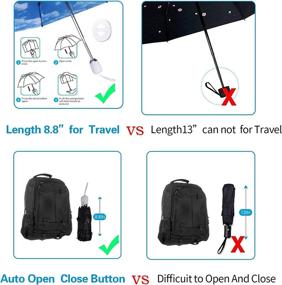 img 1 attached to Automatic Umbrella Windproof Lightweight Umbrellas