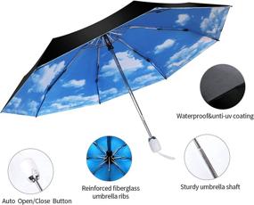 img 3 attached to Automatic Umbrella Windproof Lightweight Umbrellas
