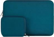 📦 mosiso neoprene laptop sleeve for macbook air 11, acer chromebook r11, hp stream, samsung, asus, surface pro x, 7, 6, 5, 4, 3 - deep teal with small case included logo