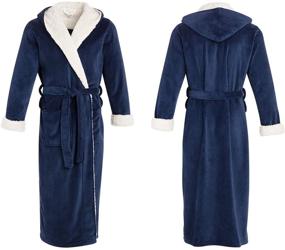 img 1 attached to 🛀 Ultra-Soft Alexander Del Rossa Bathrobe A0262Q42XL: Luxurious Comfort for the Perfect Lounging Experience