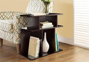 img 3 attached to ☕ Cappuccino Accent Side Table by Monarch Specialties: Classy 24H