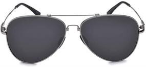 img 3 attached to 🕶️ Polarizing Distance Sunglasses: Tinted Gray for Men and Women with Nearsighted Myopia (Not Reading Glasses)