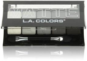 img 4 attached to L.A. COLORS 5 Color Matte Eyeshadow in Black Lace - Long-lasting Formula, 0.08 oz