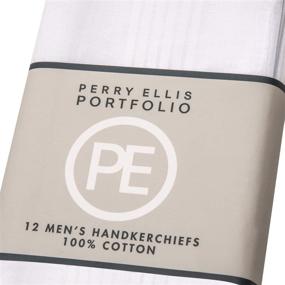 img 3 attached to 🧣 Perry Ellis Handkerchief with Cotton Border: Enhanced SEO-friendly Product Title