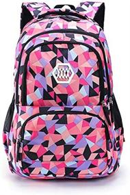 img 4 attached to 🎒 Adanina Geometric Primary Backpack: Perfect for Students on the Go!
