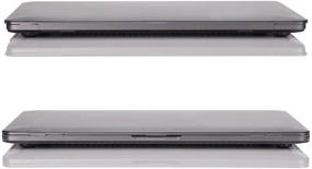 img 1 attached to 🔍 Clear Hard Case & Keyboard Cover for MacBook Pro 13 inch 2019-2016, A2159/A1989/A1706/A1708, with/without Touch Bar - RUBAN