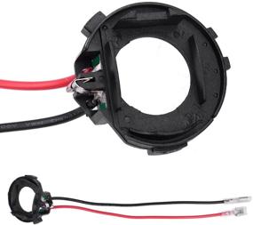 img 3 attached to Адаптеры держателей ламп для передних фар LED Volkswagen Golf MK7 Jetta - набор из 2 штук