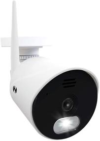 img 4 attached to Ночная сова 1080p Панорамная Wi-Fi камера: работает от сети переменного тока, очень широкий угол обзора, двустороннее аудио, прожектор, обнаружение движения, приложение для удаленного просмотра.