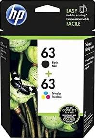 img 2 attached to 🖨️ 63 Ink Cartridges Combo Pack - Black & Tri-color - Compatible with DeskJet 1112, 2100 Series, 3600 Series, ENVY 4500 Series, OfficeJet 3800 Series, 4600 Series, 5200 Series - Models F6U61AN, F6U62AN