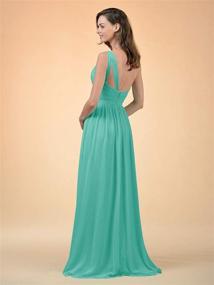 img 3 attached to Alicepub Tiffany Bridesmaid Dresses Shoulder Women's Clothing for Dresses