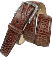 🐊 alligator men's accessories: valley designer leather dress belts logo