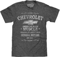 american made muscle chevy t-shirt - tee luv chevrolet shirt logo