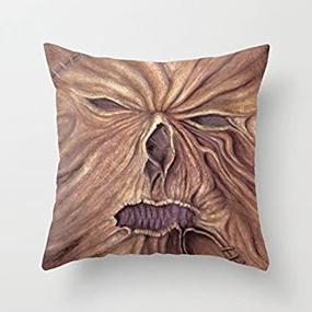 img 3 attached to QHTYY Necronomicon Watercolor Painting Pillowcase
